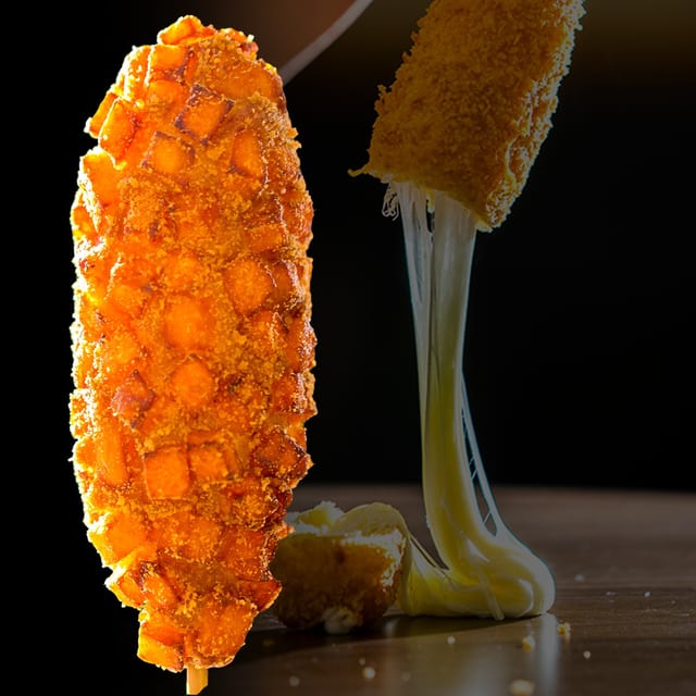 C18. CORN FLAKE MOZZERELLA.