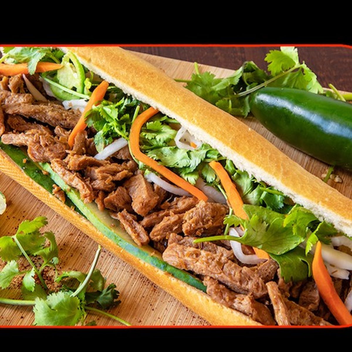 B10. BANH MI VEGETARIAN / BANH MI CHAY