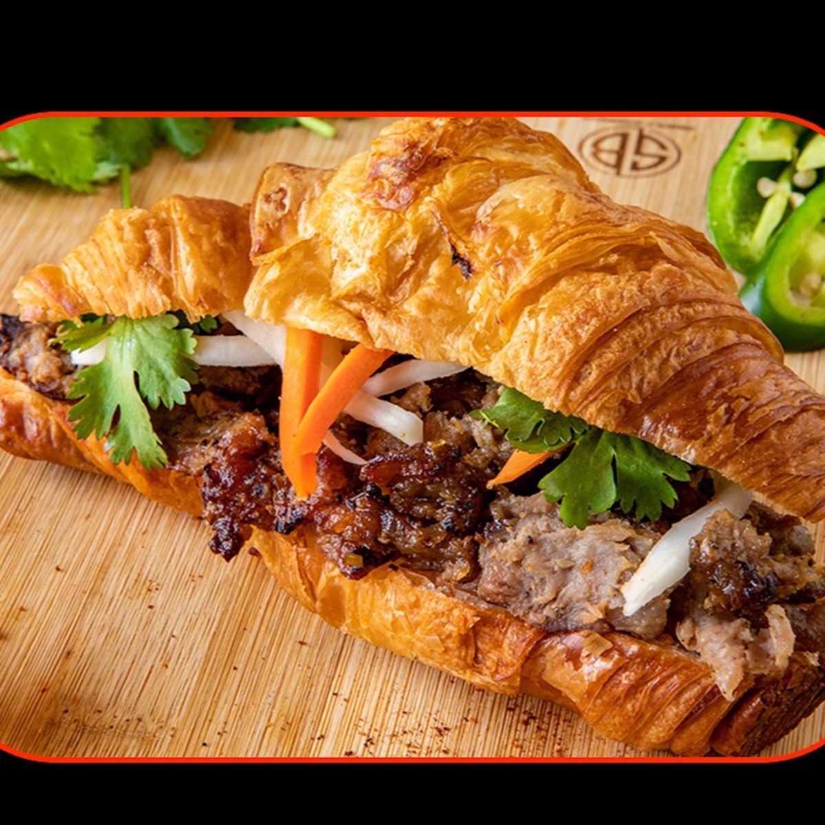 B12. Croissant Grilled Pork / Croissant Thit Nuong