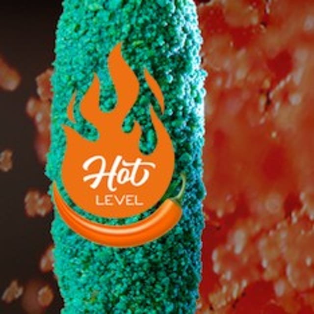 C14. BLUE HEAT TAKIS HALF & HALF.